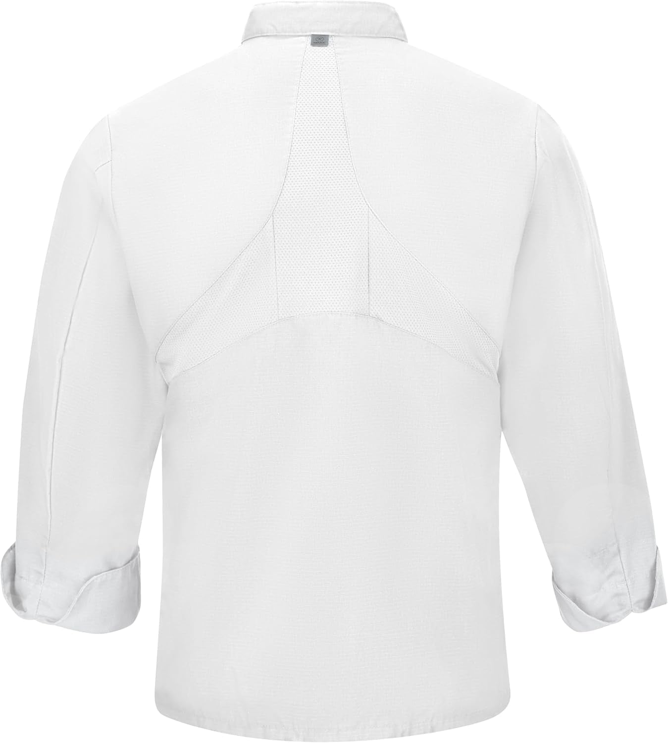 Men'S Long Sleeve Ten Button Chef Coat with Mimix and Oilblok