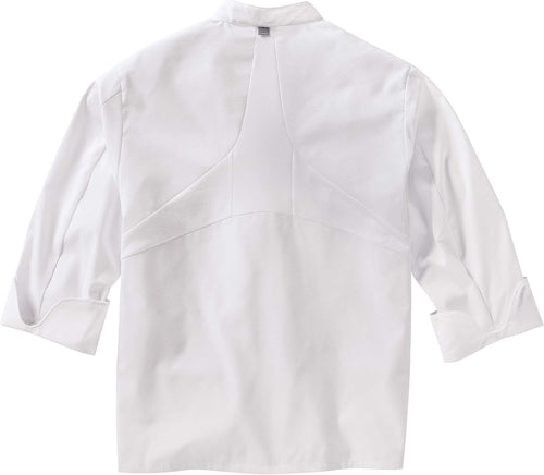 Men'S Long Sleeve Ten Button Chef Coat with Mimix and Oilblok