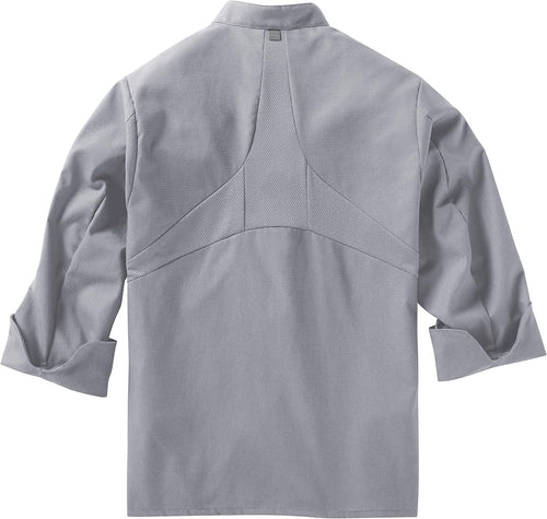 Men'S Long Sleeve Ten Button Chef Coat with Mimix and Oilblok
